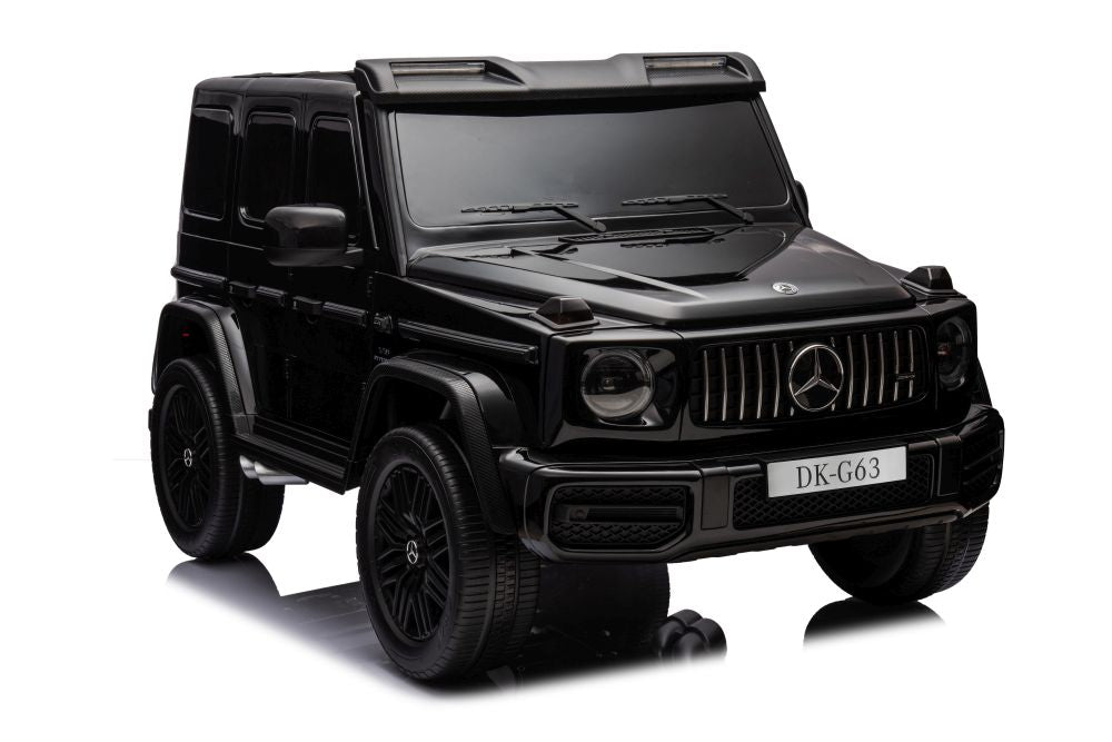 Elektro Kinderauto Mercedes G63 XXL Schwarz 4x4 2Sitzer