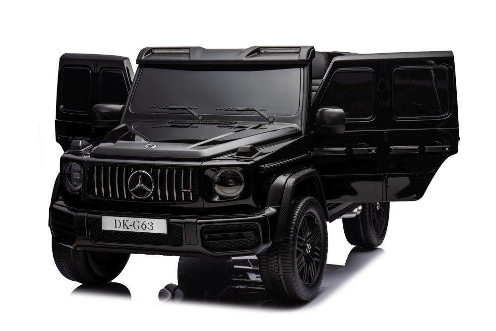 Elektro Kinderauto Mercedes G63 XXL Schwarz 4x4 2Sitzer