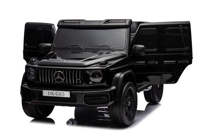Elektro Kinderauto Mercedes G63 XXL Schwarz 4x4 2Sitzer