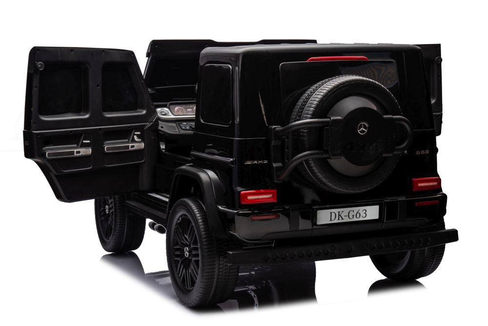 Elektro Kinderauto Mercedes G63 XXL Schwarz 4x4 2Sitzer