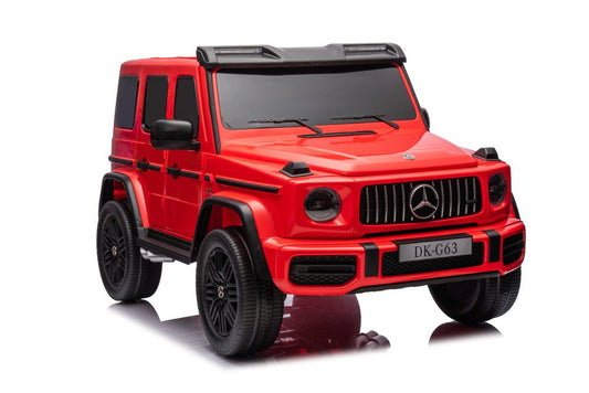 Batterieauto Mercedes G63 XXL Rot 4x4 Kinderfahrzeug 12V 3 Geschwindigkeiten