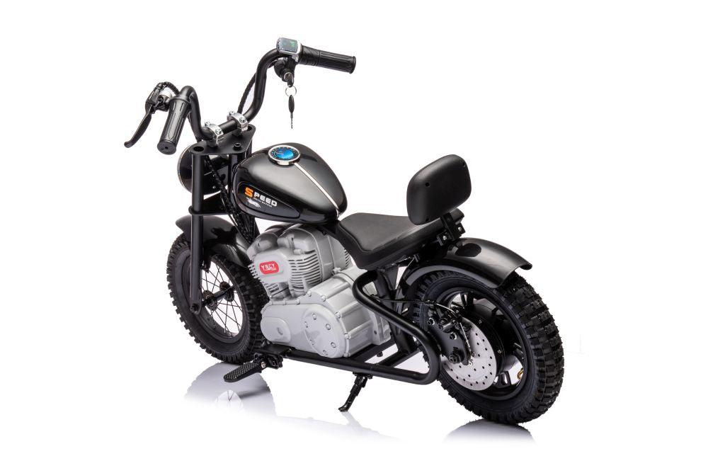 Elektro Kindermotorrad A9902 36V Schwarz 25KM/H