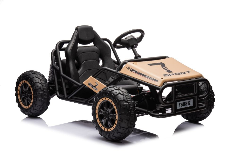 Elektro Kinderauto Buggy A8812 Khaki 24V