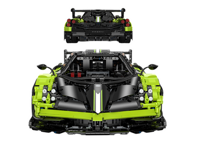 Bausteine Auto RC Rastar 1:8 Pagani Huayra BC Grün 2896 Elemente