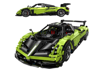 Bausteine Auto RC Rastar 1:8 Pagani Huayra BC Grün 2896 Elemente