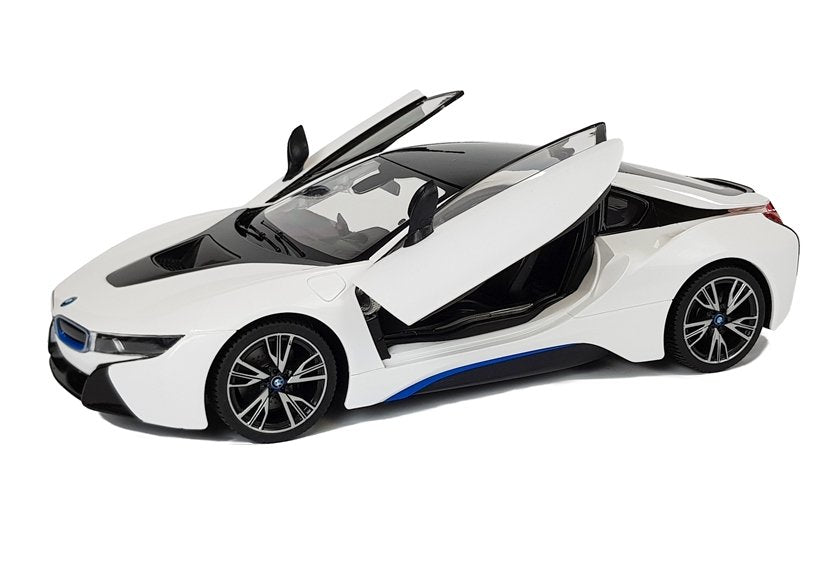 Auto R/C BMW i8 Rastar 1:14 Weiße automatische Türen