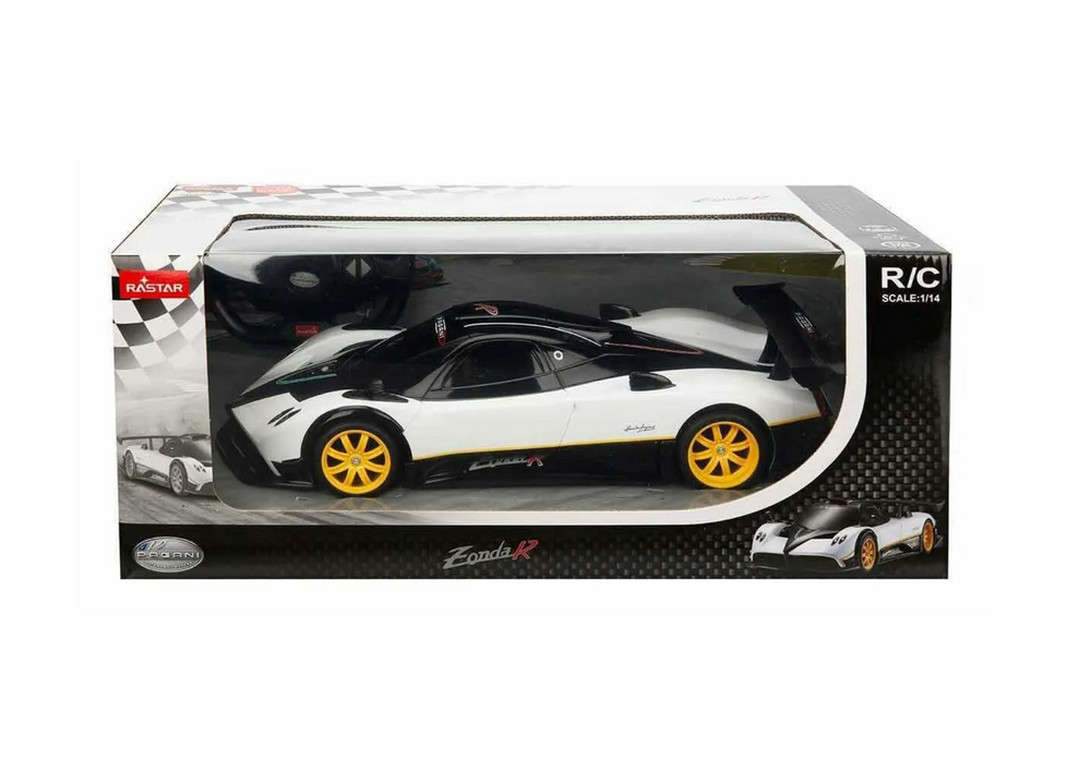 RC Auto Sportmodell Ferngesteuerter Pagani Zonda Weiß 1:14