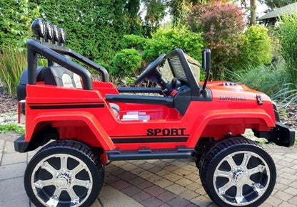 Electric Car for Children S2388 Off-Road Jeep Red 2.4G EVA Tires 2x45W