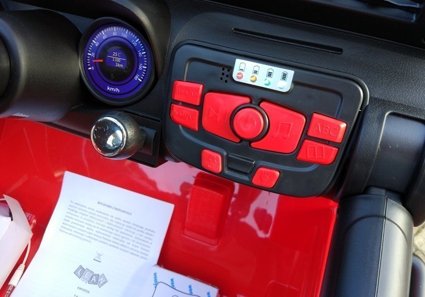 Electric Car for Children S2388 Off-Road Jeep Red 2.4G EVA Tires 2x45W