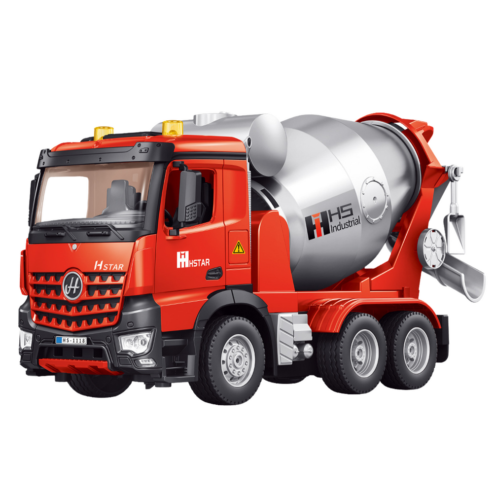 Ferngesteuerter RC-Baubetonmischer 2.4G 9CH Rot