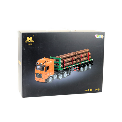 Ferngesteuerter RC Huina Holztransporter im Maßstab 1:18