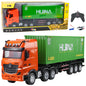 Ferngesteuerter RC Container Truck Huina Grün 1:18