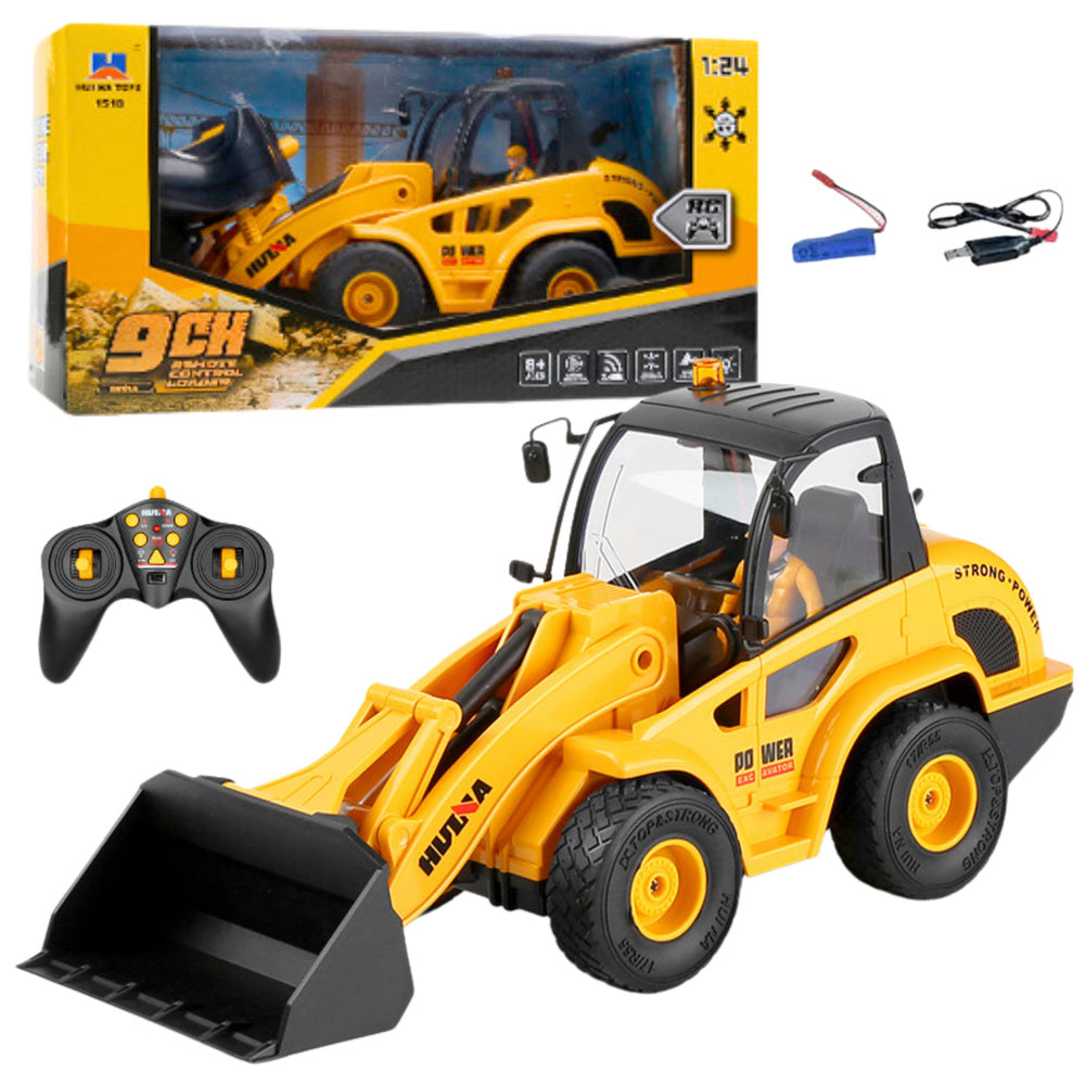 Baggerlader Bulldozer Ferngesteuerter RC Huina 1:24