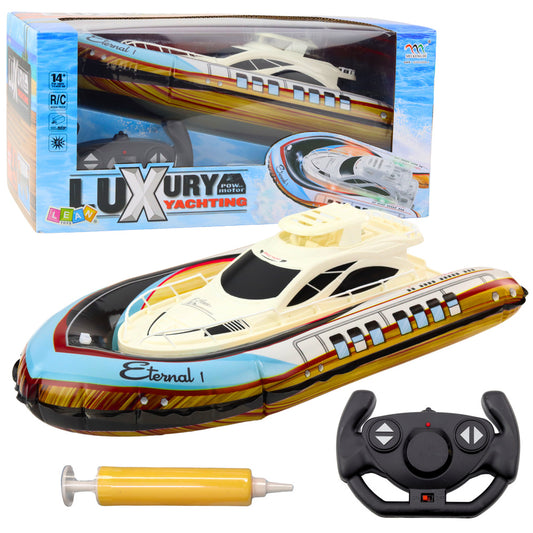 Luxus-Yachtboot, aufblasbare ferngesteuerte RC-LED-Leuchten
