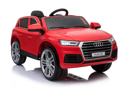 Elektro Kinderauto Audi Q5 Rot EVA-Reifen Ledersitz 2.4G Fernbedienung ROT