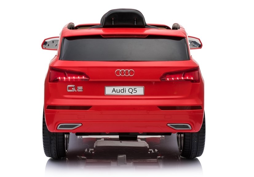 Elektro Kinderauto Audi Q5 Rot EVA-Reifen Ledersitz 2.4G Fernbedienung ROT