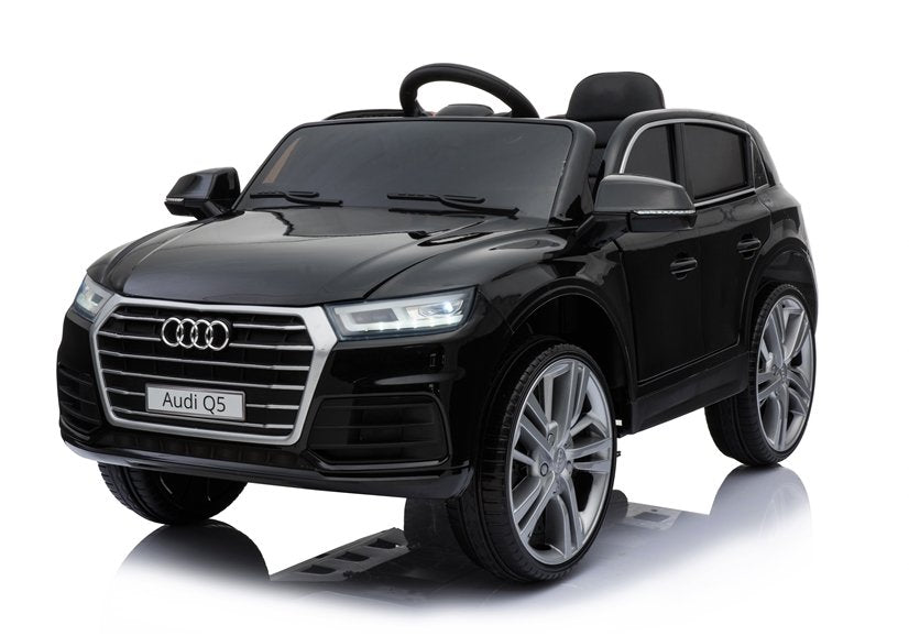 Elektro Kinderauto Audi Q5 Weiß EVA-Reifen Ledersitz 2.4G Kinderfahrzeug