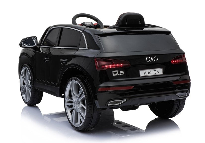 Elektro Kinderauto Audi Q5 Weiß EVA-Reifen Ledersitz 2.4G Kinderfahrzeug