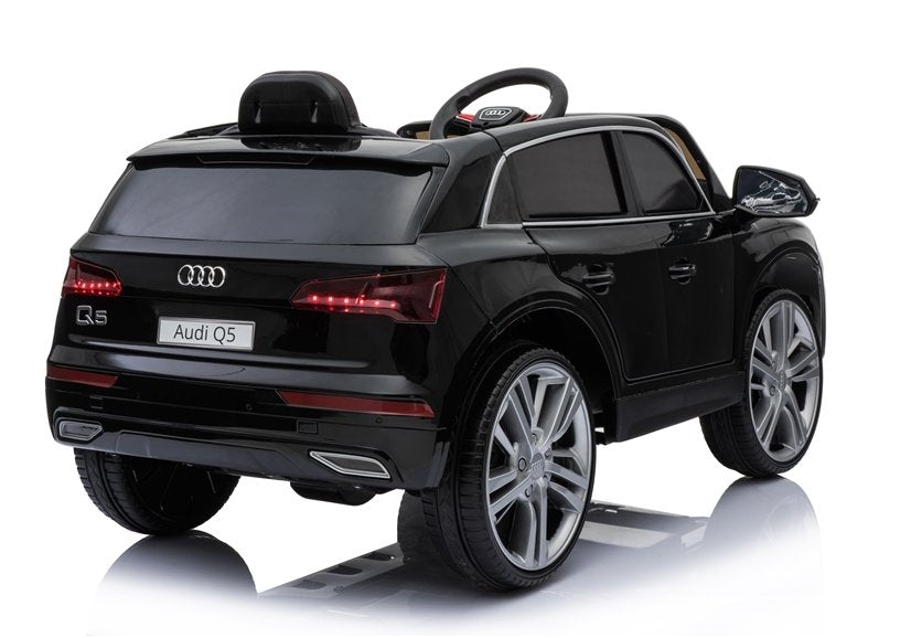 Elektro Kinderauto Audi Q5 Weiß EVA-Reifen Ledersitz 2.4G Kinderfahrzeug