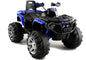 Children's vehicle BBH3588 Blue 2x45W soft EVA tires USB SD MP3 Quad vehicle