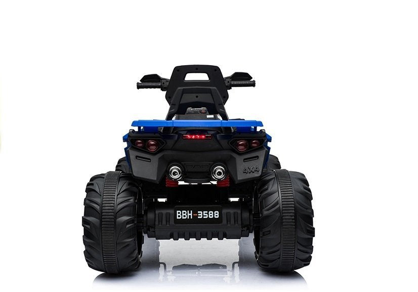 Children's vehicle BBH3588 Blue 2x45W soft EVA tires USB SD MP3 Quad vehicle
