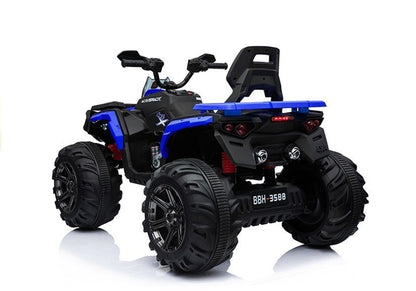 Children's vehicle BBH3588 Blue 2x45W soft EVA tires USB SD MP3 Quad vehicle