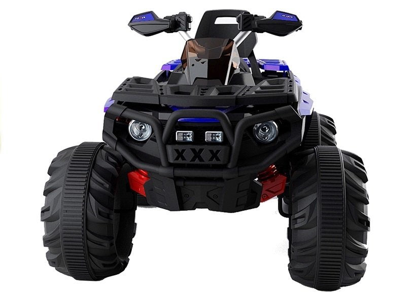 Children's vehicle BBH3588 Blue 2x45W soft EVA tires USB SD MP3 Quad vehicle
