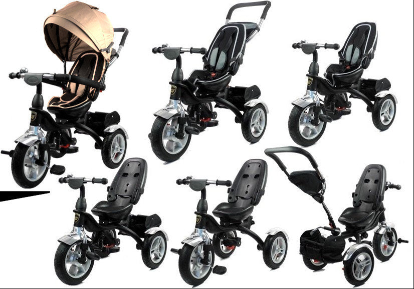 Tricycle PRO500 Cream Sunroof Rubber Wheels