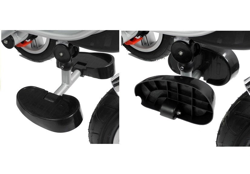 Tricycle PRO500 Blue large rubber wheels sunroof seat belts
