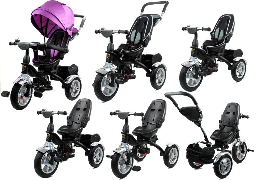 Tricycle PRO500 Violet Sunroof Rubber Wheels