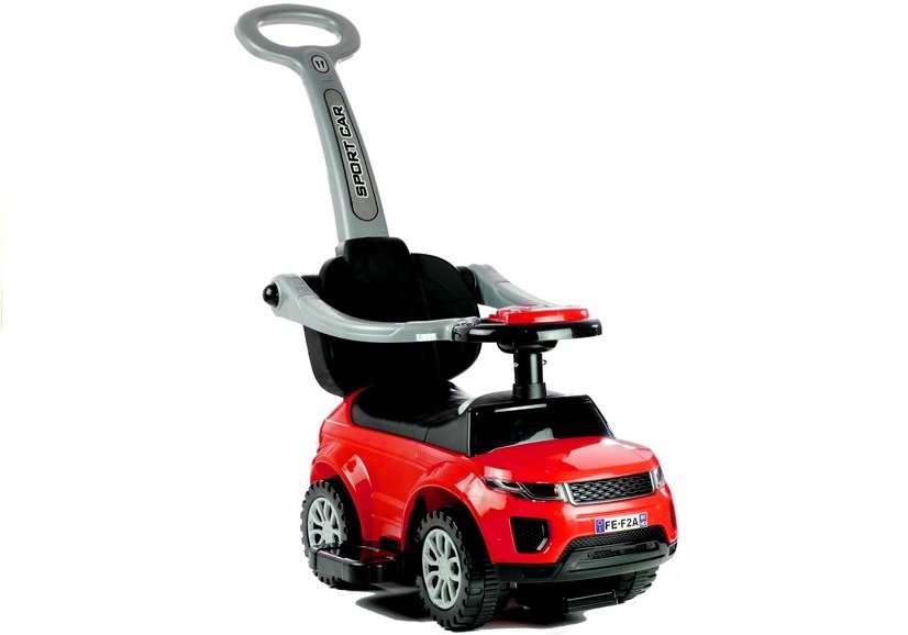 Ride-on Car with Push Bar 614W Red Sport Car Auto