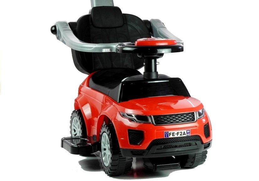 Ride-on Car with Push Bar 614W Red Sport Car Auto