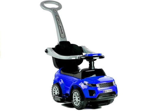 Ride-on Car with Push Bar 614W Blue Sport Car Auto