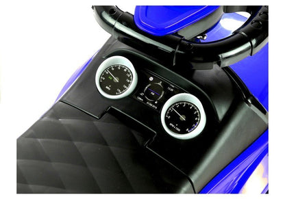 Ride-on Car with Push Bar 614W Blue Sport Car Auto