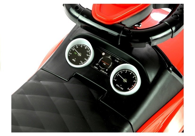 Ride-on Car 613W Red Vehicle for Children Sound and Light Effects Baby