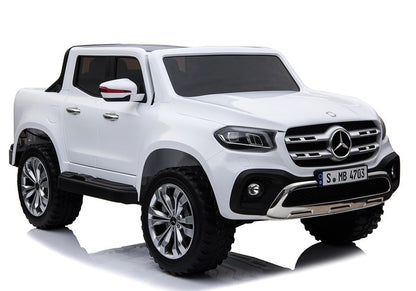 Elektroauto Mercedes X Weiß Ledersitz EVA-Reifen Kinderfahrzeug Auto Fahrzeug