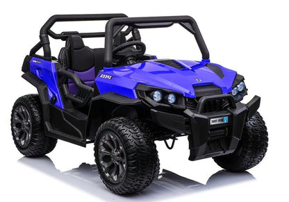 Elektro Kinderauto Buggy WXE-8988 Blau EVA-Reifen Ledersitz LED Frontscheinwerfer 2.4G Auto