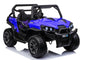 Elektro Kinderauto Buggy WXE-8988 Blau EVA-Reifen Ledersitz LED Frontscheinwerfer 2.4G Auto