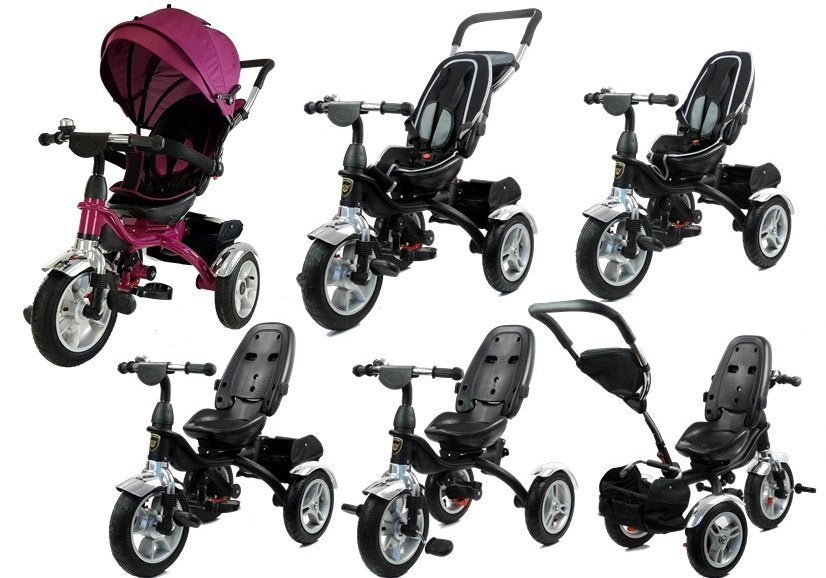 Children's tricycle PRO500 dark red