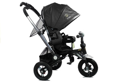 Tricycle PRO700 Black reclining function bell handlebar children's tricycle