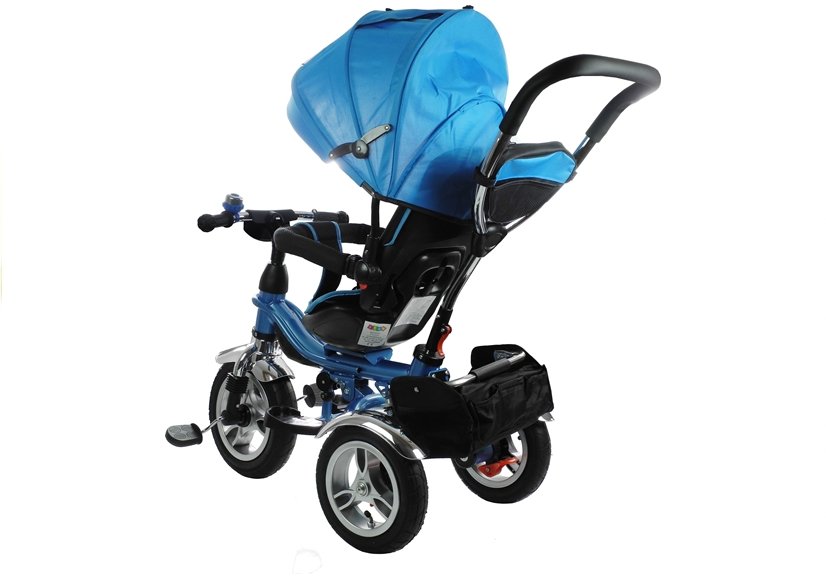 Tricycle PRO600 Blue Handlebar Sunroof Shock Absorber Children's Tricycle