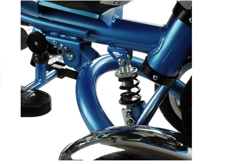 Tricycle PRO600 Blue Handlebar Sunroof Shock Absorber Children's Tricycle