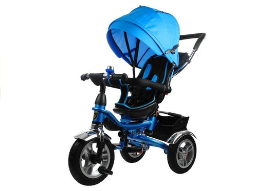 Tricycle PRO600 Blue Handlebar Sunroof Shock Absorber Children's Tricycle