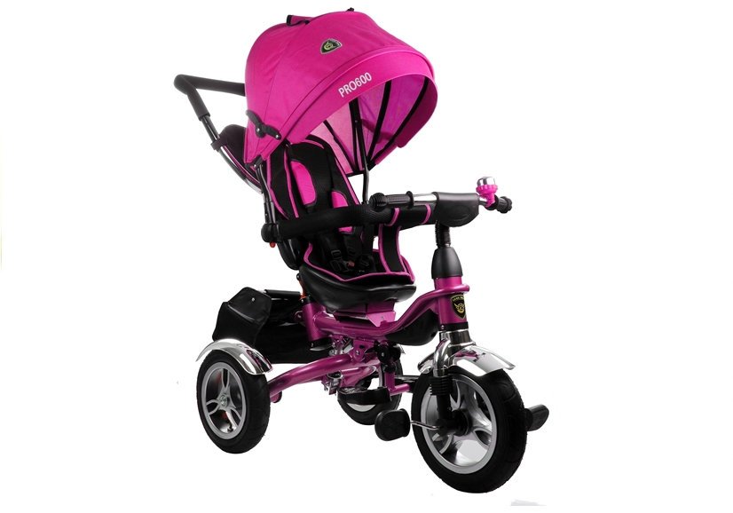Tricycle PRO600 Pink Handlebar Sunshade Shock Absorber Tricycle