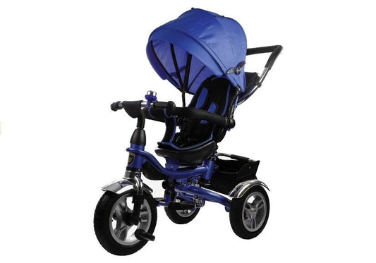 Tricycle PRO600 Dark Blue Handlebar Sunroof Shock Absorber Tricycle