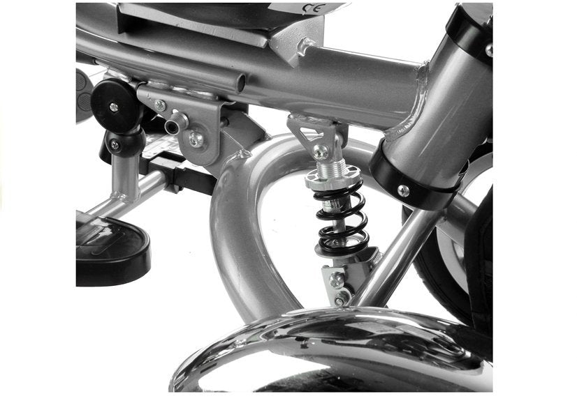 Tricycle PRO600 Dark Blue Handlebar Sunroof Shock Absorber Tricycle
