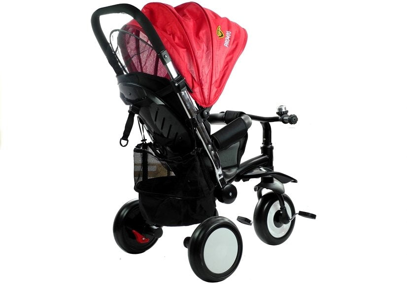 Tricycle PRO400 Red reclining function handlebar foam wheels children's tricycle