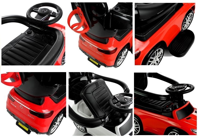 Ride-on car Mercedes GLE 63 with sunroof red ride-on children's vehicle car
