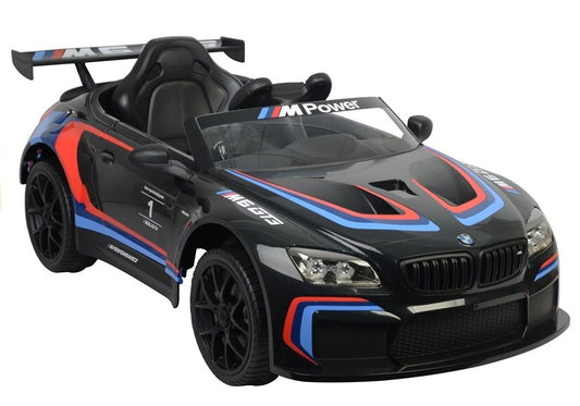 Kinderfahrzeug BMW M6 GT3 Schwarz Elektroauto Fahrzeug