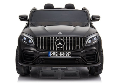 Elektro Kinderauto Mercedes GLC 63S Schwarz lackiert